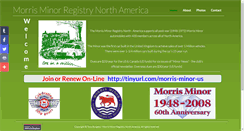 Desktop Screenshot of morrisminor.us